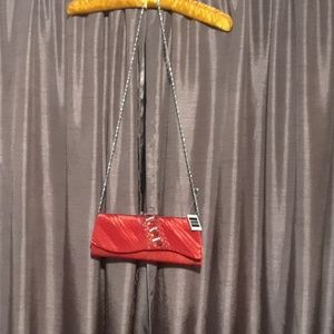 NWT RED evening bag